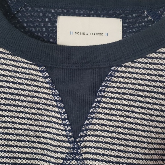 solid and striped sweater - Picture 2 of 2